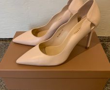 Carlo Pazolini Nude Leather Heels, Size 35/UK 2,5 (also fits 36/UK3)