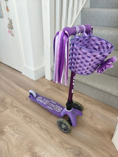 Foldable Purple Mini Micro Scooter