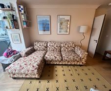 3 seater sofa with right side chaise long