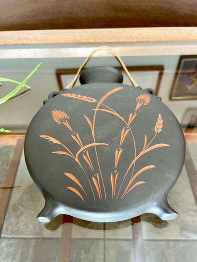 Vintage Mid Century Wormser Terra Sigillata Ceramic Hanging Wall Vase West Germany