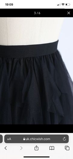 Never worn Size S-M NEW Black tiulle skirt