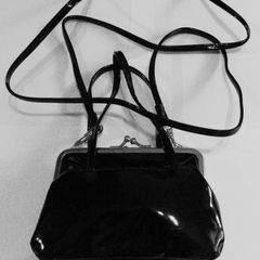 Small Black Patent Bag Purse
