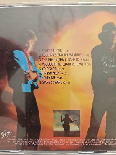 Stevie Ray Vaughan CD - Couldn't Stand The Weather