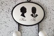Hers and His Silhouette  Hooks