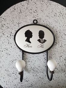 Hers and His Silhouette  Hooks