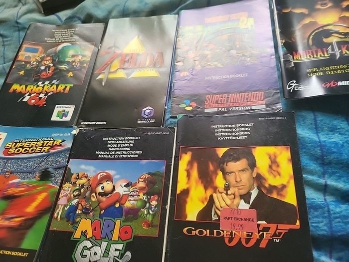 video games manuals