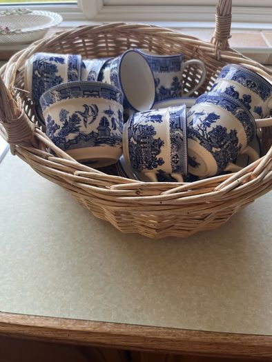Vintage Arklow Pottery "Willow " 20 piece Teaset in Mint condition