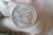 UNC 1980 Egypt Silver One Pound Coin