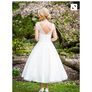 Beautiful tea length wedding dress size 12 Image 4
