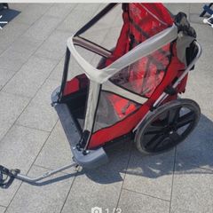 bike 2 child trailer