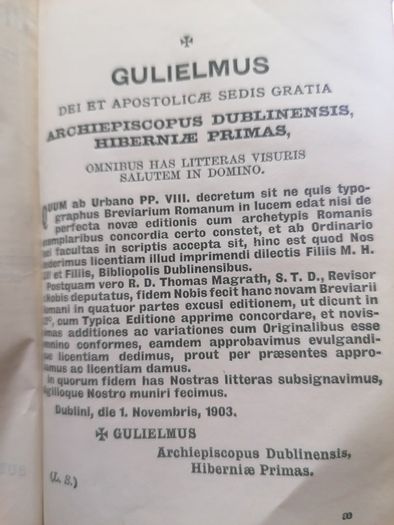 Breviarium Romanum Ex Decreto 1904