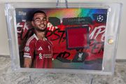 Cody Gakpo Liverpool FC Topps Match Worn Relic card