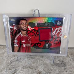 Cody Gakpo Liverpool FC Topps Match Worn Relic card