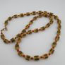 Antique Venetian Style Gabri Eyes & Venetian WhiteHeart Glass Beads Necklace Image 8