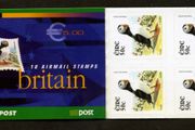 2003 Ireland Puffin Definitive Stamp Booklet Mint Never Hinged (MNH). Hibernian HB105