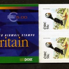 2003 Ireland Puffin Definitive Stamp Booklet Mint Never Hinged (MNH). Hibernian HB105