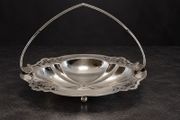 Vintage Silver-Plated Serving Basket