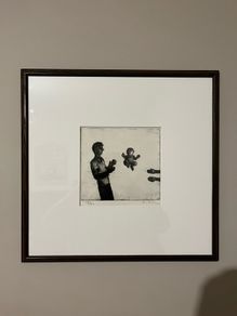 Etching By contemporary artist Chris Salmon