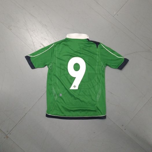 FREE POST Player Issue (LB) Northern Ireland 2006 Jersey Shirt Umbro Vintage Retro Soccer Football Irish Green Norn iron Youths Kids Boys Girls