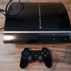 PS3 Sony PlayStation 3 Console & Controller Set  Black 40GB