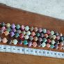 Necklace of multicolored artificial stones. Image 4