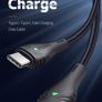 MCDODO 2M 60W/3A Laptop/Mobile/Tablet PD/QC 4.0 Fast Charger & Data Sync Type-C Male/Male Zinc Alloy & Nylon Braided Cable (Brand New/Warranty) Image 9
