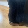 Barbour black leather ankle boots size 6 UK 39 Image 4