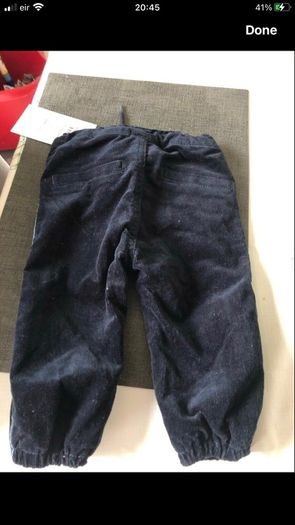 Boys BNWT cord jeans 4/6 mths