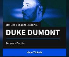duke dumont ticket