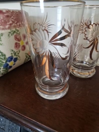 mid century jug & glasses