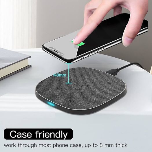 FREE EXPRESS SHIPPING Wireless Charger, Wireless Charging Pad for iPhone 15/14/13/12/11/Pro Max/XR/X/8 Plus,15W Max Fast Wireless Charger for Samsung Galaxy S21/S20/S10/S9/S8,HUAWEI Mate RS/P30 Pro and other Qi Phone