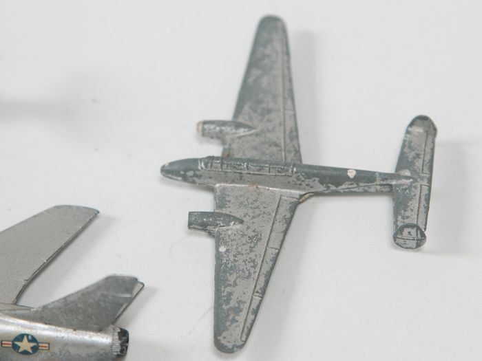 Vintage Dinky and Tekno die-cast planes