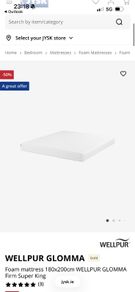 Jysk Superking Mattress - Perfect Condition