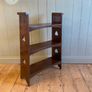 Mahogany bookcase / hobby shelf Image 4