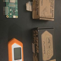 Flipper Zero + wifi dev board + silicone case
