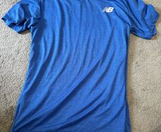 Brand New Blue New Balance Mens Tshirt