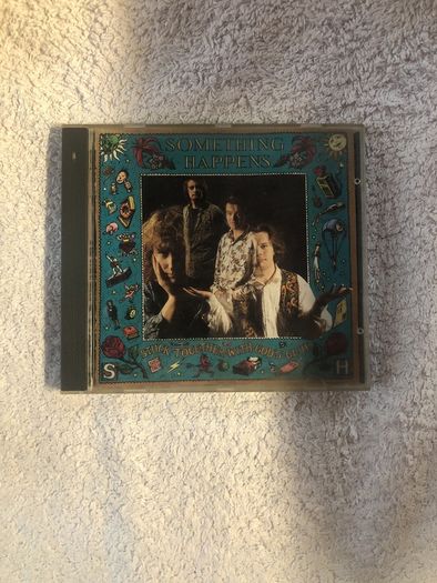 Something Happens stuck together with gods glue cd