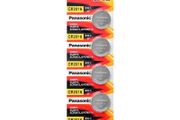 Panasonic CR2016 Battery 3V Lithium 5 Pack
