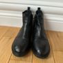 Black Zara leather boots Image 2