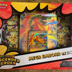 Pokemon Trading Card Game (TCG): Mega Evolution Ascended Heroes Mega Emboar ex Box