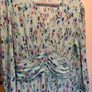 Mint Green Floral Plisse Maxi Dress   Size 10   Perfect Condition Image 7