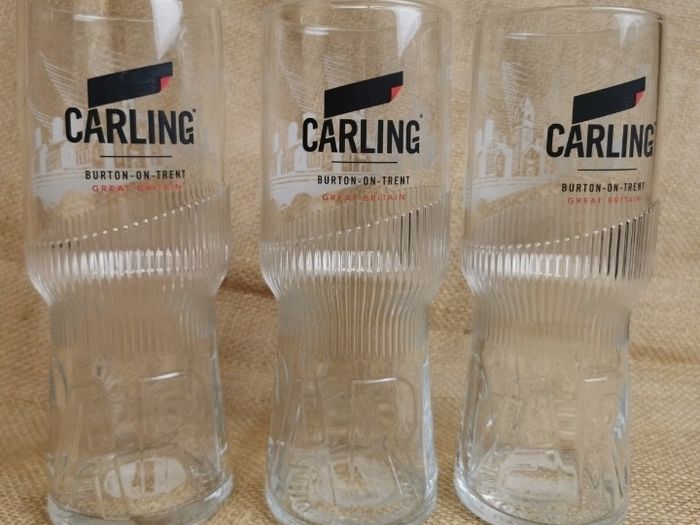 Carling Pint Glasses