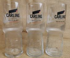Carling Pint Glasses