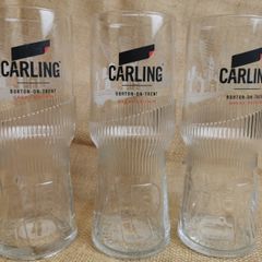 Carling Pint Glasses