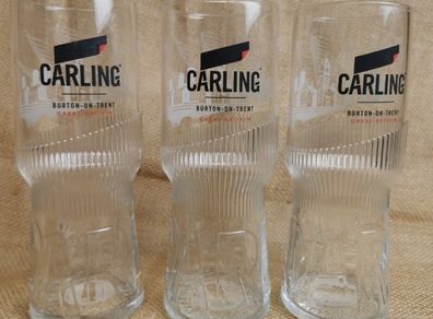 Carling Pint Glasses