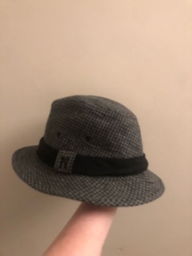 Grey hat (approx age 6-10)