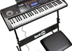 61 Key Keyboard Piano with Keyboard Bench, Digital Piano Stool, Sustain Pedal and Headphones (FREE SHIPPING)