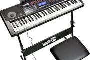 61 Key Keyboard Piano with Keyboard Bench, Digital Piano Stool, Sustain Pedal and Headphones (FREE SHIPPING)