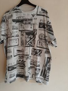 tee shirt Usa lXL vintage logos