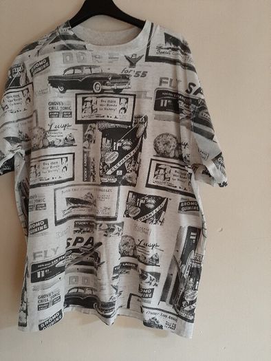 tee shirt Usa lXL vintage logos